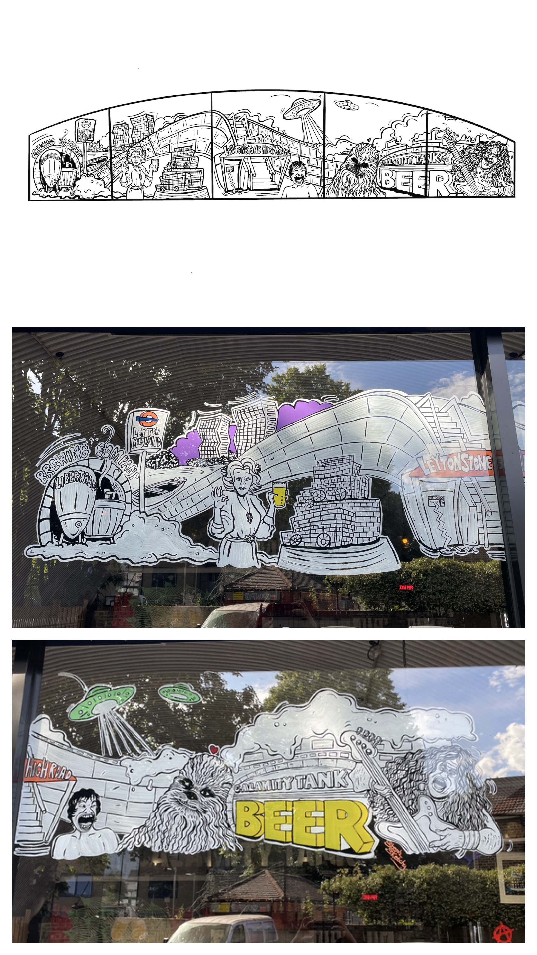 Window Splash CT arts trail